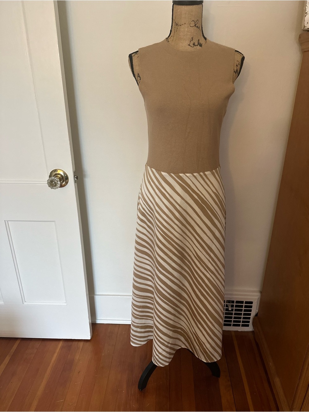Ann Taylor Mixed Media A-Line Dress - Picture 7 of 7